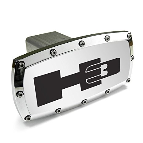 Hummer H3 Logo Chrome Billet Tow Hitch Cover