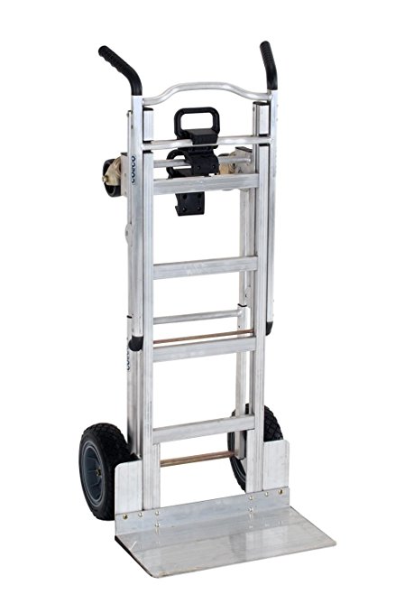 Cosco 3-in-1 Aluminum Hand Truck/Assisted Hand Truck/Cart w/ flat free wheels