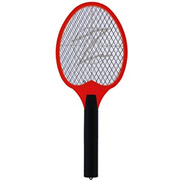 KORAMZI F-5 Electric Mosquito Swatter, Bug Zapper,Mosquito racket For Indoor And Outdoor Insect Control (red)