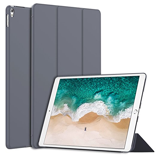 iPad Pro 10.5 Case, JETech Case Cover for the New Apple iPad Pro 10.5 Inch 2017 Model with Auto Sleep/Wake (Dark Grey) - 3052I
