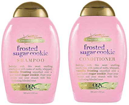 OGX Haircare - Limited Edition - Frosted Sugar Cookie - Shampoo & Conditioner Set - Net Wt. 13 FL OZ (385 mL) Per Bottle - One Set