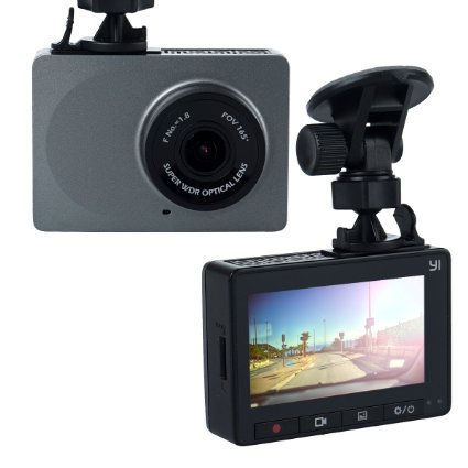 YI Smart Dash Camera ADAS System Full 3-lane Coverage with 165deg Wide-angleUltra-high Sensitivity Imaging and Night Vision Super High Definition Cutting-Edge Technology Gray Metallic