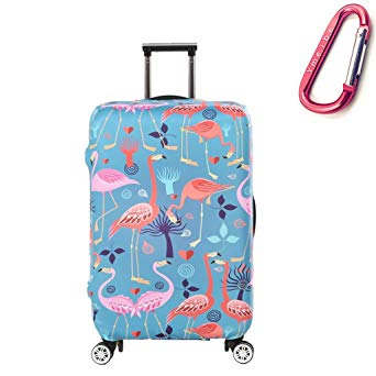 Ymeibe Travel Suitcase Cover Protector Luggage Protective Cover Washable Printed Zipper Baggage Suitcase Cover