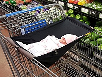 Binxy Baby Shopping Cart Hammock (Black)