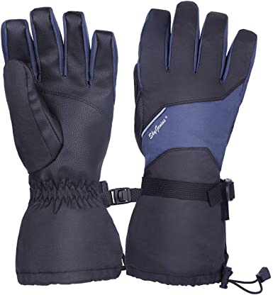 SkyGenius Winter Gloves for Men Women, Waterproof Snowboard Gloves Thermal, Cold Weather Ski Gloves Touchscreen