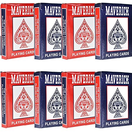 8 Decks of Playing Cards - Colors May Vary