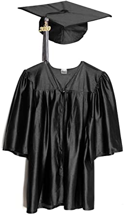 Preschool and Kindergarten Graduation Cap and Gown, Tassel and 2020 Charm