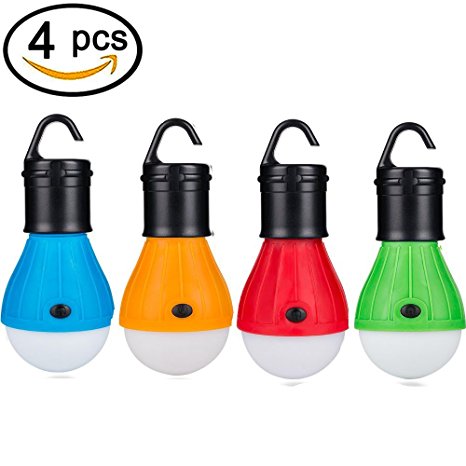 LED Tent Lamp, Vdealen Camping Lantern Lamp Emergency Light Battery Powered Waterproof Portable Bulb for Hiking Fishing Camping Household Car Repairing