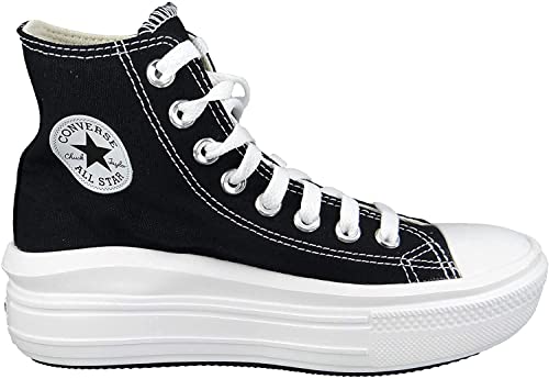 Converse Women's CTAS Lift Hi Black/White Sneaker