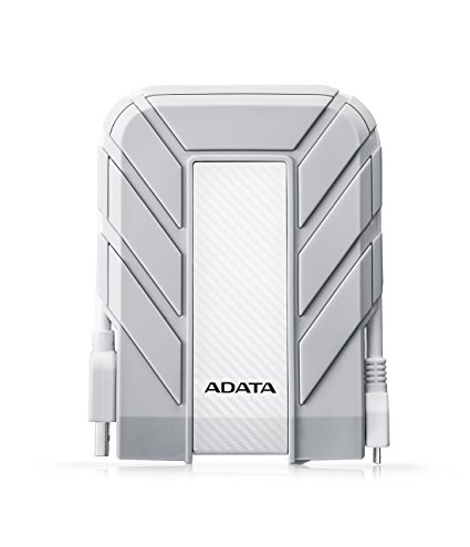 ADATA HD710A 2TB USB 3.0 Waterproof/ Dustproof/ Shock-Resistant Exlusive for Mac External Hard Drive, White (AHD710A-2TU3-CWH)