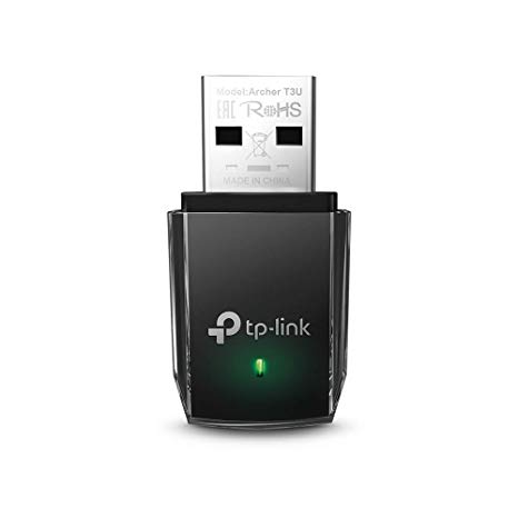 TP-Link Archer T3U AC1300 Mini Wireless MU-MIMO USB Adapter, WiFi Dongle for PC, Desktop and Laptop, Supports Windows 10/8.1/8/7/XP, Mac OS 10.9-10.13