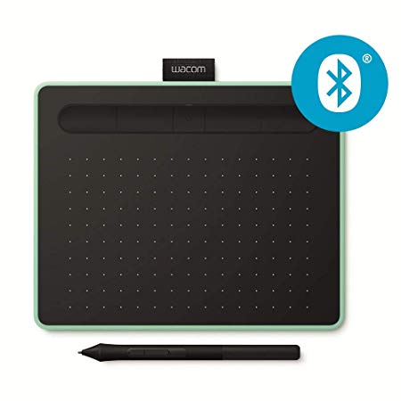Wacom Intuos Comfort PB – Graphics tablet – (Wi-Fi, Ethernet Wired) Colour Pistachio