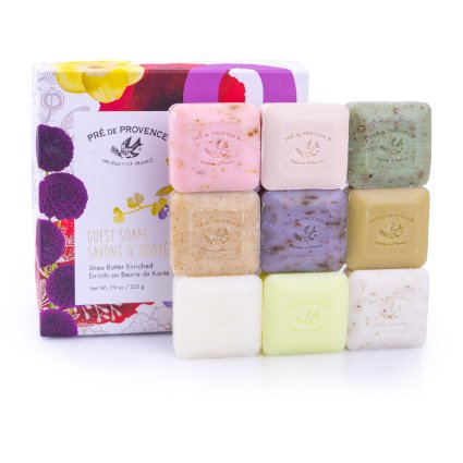 Pre de Provence Classic French Soap Box, 25g (9 Pieces) - Scented Herb
