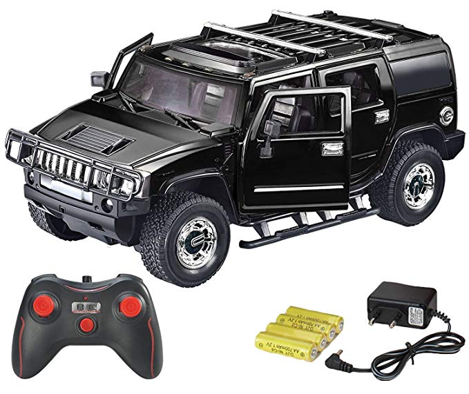 Webby Remote Controlled Hummer with Opening Doors Black
