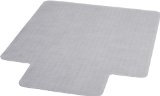 Flash Furniture MAT-CM11113FD-GG 36-Inch by 48-Inch Carpet Chairmat with Lip Clear
