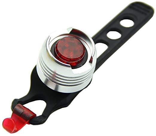 Shopsimple Estiq New Bike Bicycle Red LED Rear Light 3 Modes Waterproof Tail Lamp Quick Release