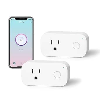 BN-LINK Bluetooth Smart Plug, Smart Outlet Work with Bluetooth Directly, Remote Control by App, No Hub Required, 2 Pack