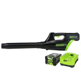 GreenWorks GBL80300 80V 500CFM Cordless Leaf Blower includes 20AH Battery and Charger