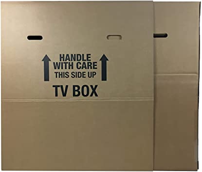 uBoxes TV Moving Box Fits Up To 70" Adjustable Box