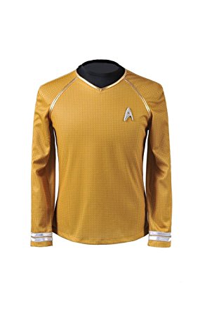 Cosparts Into Darkness Yellow Captain Man's Cosplay T-shrit
