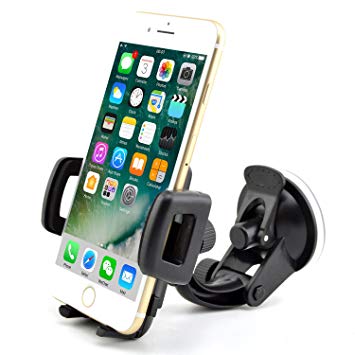 in Car Phone Holder Best Universal in Car One Touch in Car Holder Windscreen Cradle for iPhone 7 / 6s / 6 / 5s / 5c / 4S / 4 / 3GS Samsung Galaxy Note II S5 /S4 /S3 / Note Epic Touch 4G Nokia Lumia 900 HTC One X EVO 4G Google Nexus BlackBerry Torch LG Revolution