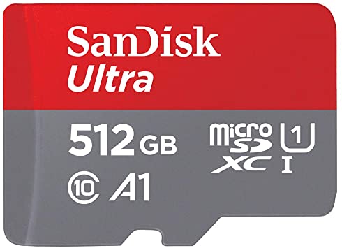 SanDisk Ultra microSDXC Card, 512 GB, SDSQUAR-512G-GN6MA