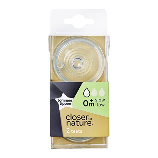 Tommee Tippee Closer To Nature Slow Flow Teats x 2
