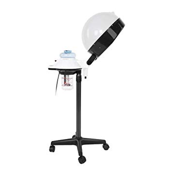 Salon Hair Steamer and Conditioning Spa Machine Rolling Stand Hooded Hair Coloring Perming Steamer, 450W & 750W