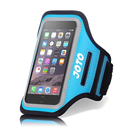 Apple iPhone 6S 4.7" Armband, JOTO Sport Armband Case for iPhone 6S / 6 4.7", with Key Holder, best for Gym, Sports Fitness, Running , Exercise , Workout [ iPhone 6S / 6 Sport Armband ] (Blue)