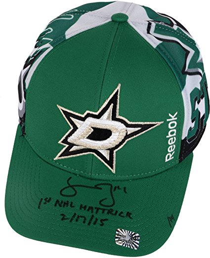 Jamie Benn Dallas Stars Autographed Cap with 1st NHL Hat Trick 2/17/15 Inscription - #1 of a Limited Edition of 14 - Fanatics Authentic Certified