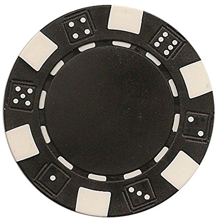 Da Vinci 50 Clay Composite Dice Striped 11.5-Gram Poker Chips
