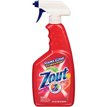 Zout Triple Enzyme Formula Laundry Stain Remover Spray, 22 Fluid Ounce