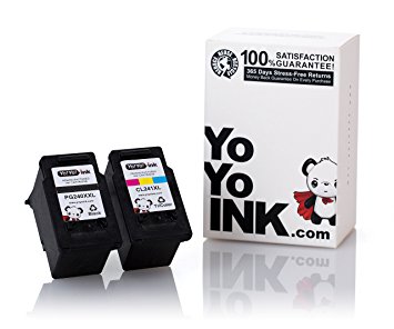 YoYoInk 2 Pack Remanufactured Ink Cartridge Replacement for PG-240XXL & CL-241XL (1 Black, 1 Color) for MG3620 MG3520 MX472