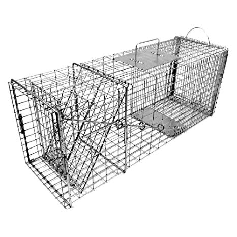 Tomahawk Original Series Rigid Trap with Easy Release Door for Raccoons/Feral Cats/Badgers