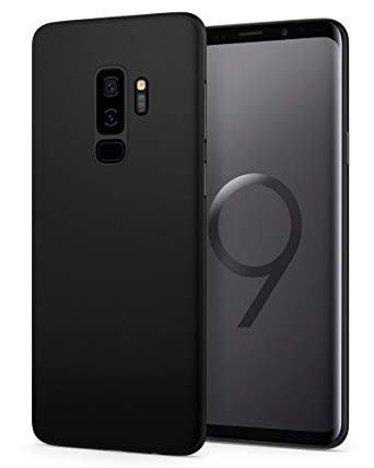 Galaxy S9 Plus Case Spigen Air Skin - Minimal Thin and Slim Form Fitted Lightweight Cover for Samsung Galaxy S9 Plus (2018) - Black