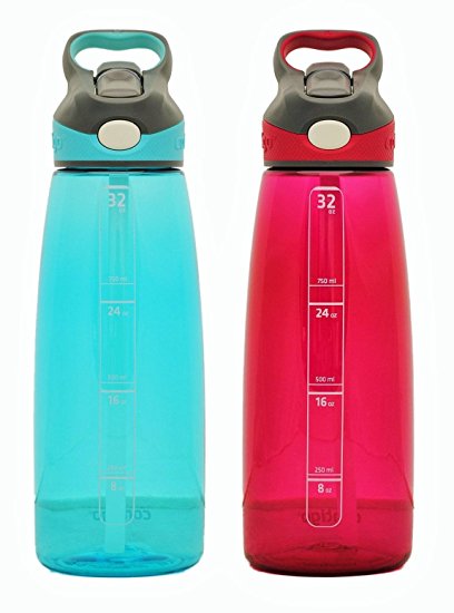 Contigo Autospout Addison Water Bottle, 32oz - Ocean & Sangria