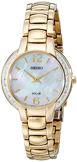 Seiko Women's SUP258 Gold-Tone Stainless Steel Watch