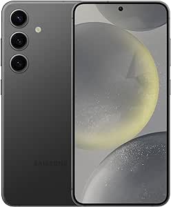 AI Enabled Samsung Galaxy S24 5G (Unlocked, CAD Version & Warranty) - Onyx Black 128GB, 120 Hz AMOLED Display, 50MP Camera, 8K Video, Nightography (Renewed)