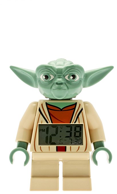 LEGO Kids' 9003080 Star Wars Yoda Mini-Figure Alarm Clock