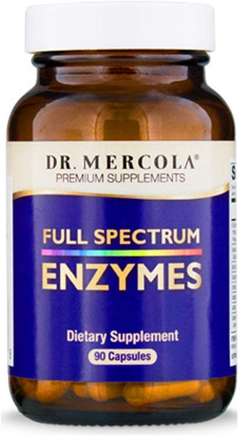 Dr. Mercola Full Spectrum Enzymes, 90 Capsules