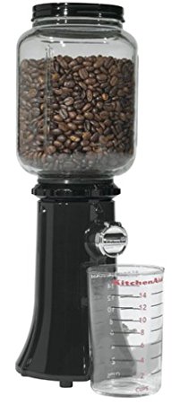 KitchenAid KCG200OB Classic-Series Model A-9 Burr Coffee Mill, Onyx Black