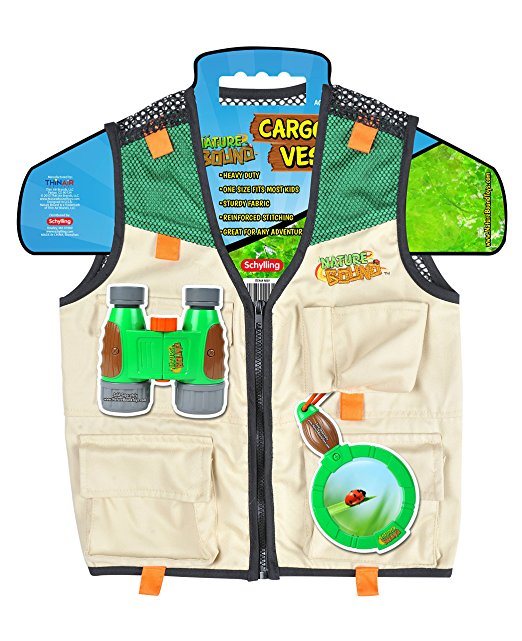 Nature Bound Cargo Vest for Kids with Zipper, 4 Pockets, and Durable Stitching