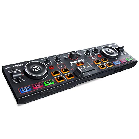Numark DJ2GO2 | Pocket DJ Controller with Audio Interface and Serato DJ Lite Software Download