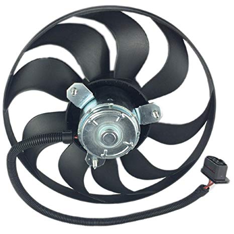 TOPAZ 1C0959455C Right Engine Cooling Fan Motor for Volkswagen Golf Jetta Audi TT
