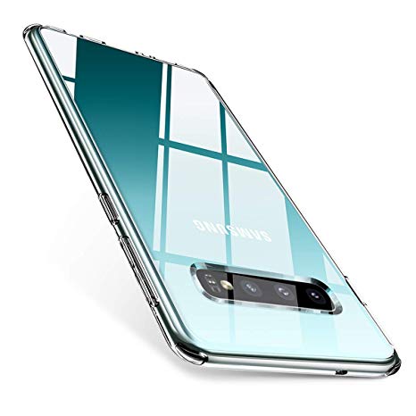 Ainope Samsung S10 Case Crystal Clear Case Compatible with Samsung Galaxy S10, Ultra Thin S10 Case with Soft TPU Rim, Screen and Camera Protection Cover for Galaxy S10 6.1 inch 2019