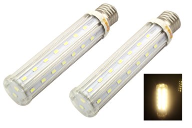 Bonlux Screw Socket E26 Base T10 LED Tubular Light Bulb 15w Warm White 120 Volts 3000k LED Corn Bulb(15 Watts Pack of 2)