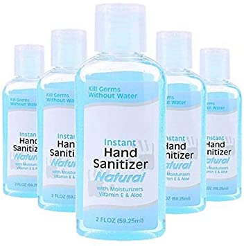 5PCS Speed Dry Hand Sanitizer, 2 FLOZ Disposable Hand Sanitizer Gel, Liquid Hand Soap Hand Wash Gel Advanced Hand Sanitizer Travel Portable Mini Hand Sanitizer Gel (5PCS)