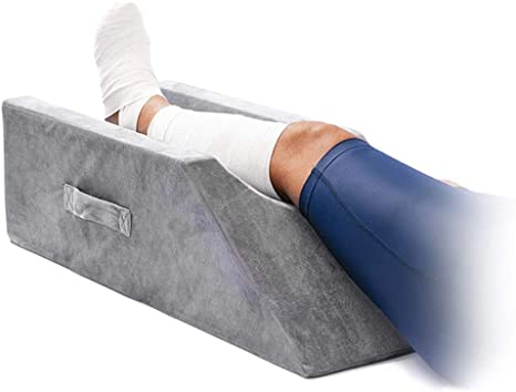 LightEase Memory Foam Leg, Knee, Ankle Foot Support and Elevation Pillow for Surgery Recovery