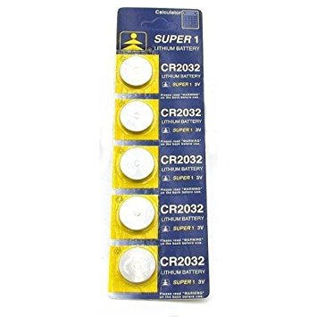 SE CR2032 Battery, Package of 5