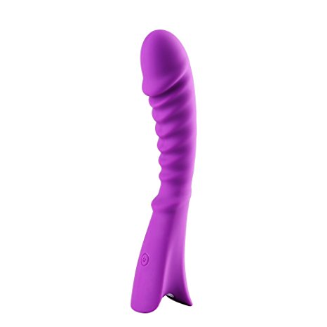 Oopsix Women Vibrators, USB Rechargeable Cordless 9 Frequency Waterproof Wand Massager-Purple
